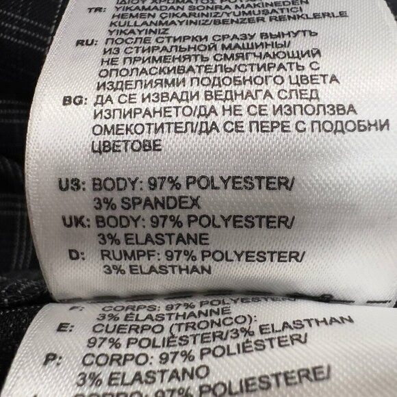 Adidas Mens Plaid Straight Pants Size 36X30 - Picture 7 of 11